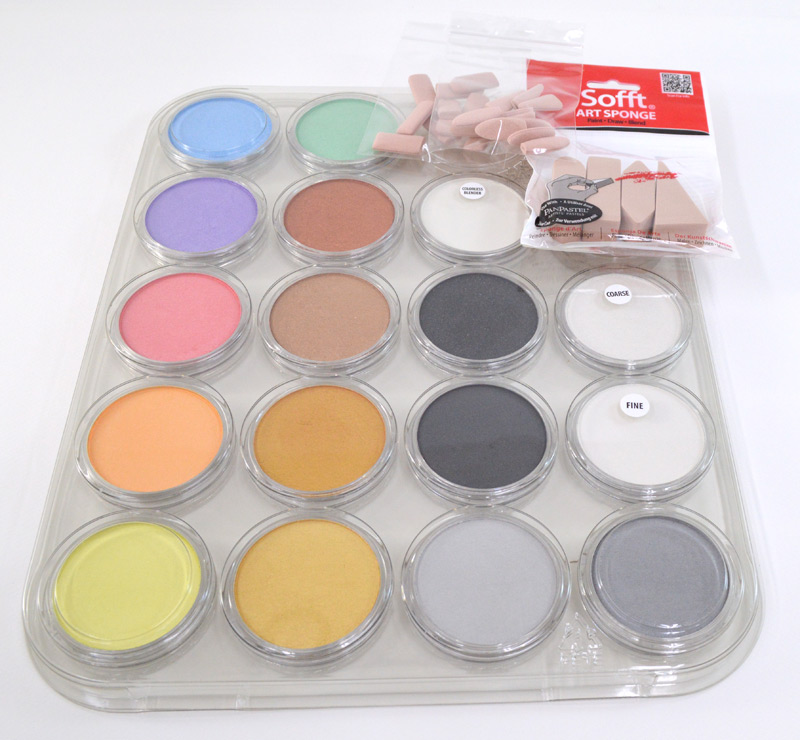 New PANPASTEL Ultra Soft Artists Painting Pastels Pans Pearlescent