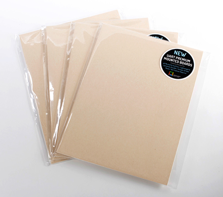 UArt Premium Sanded Pastel Paper Board - 16 x 20, Neutral, 500 Grit 