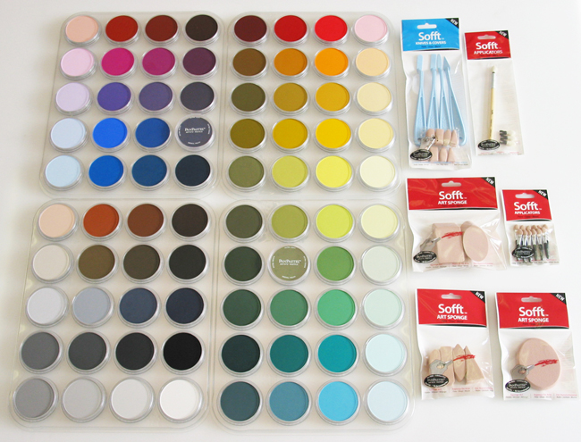 New PANPASTEL Ultra Soft Artists Painting Pastels Pans Pearlescent Metallic  Sets