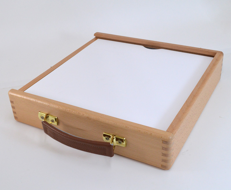 Wooden pencil box beech wood sketch color pencil box small fresh crea –  AOOKMIYA